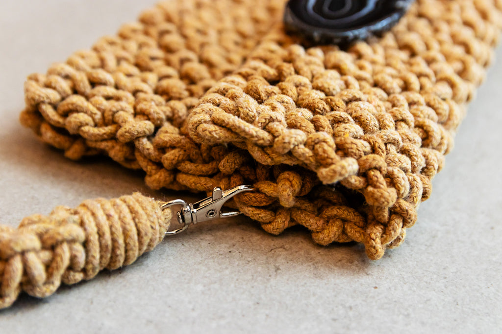 Clutch ágata mostarda