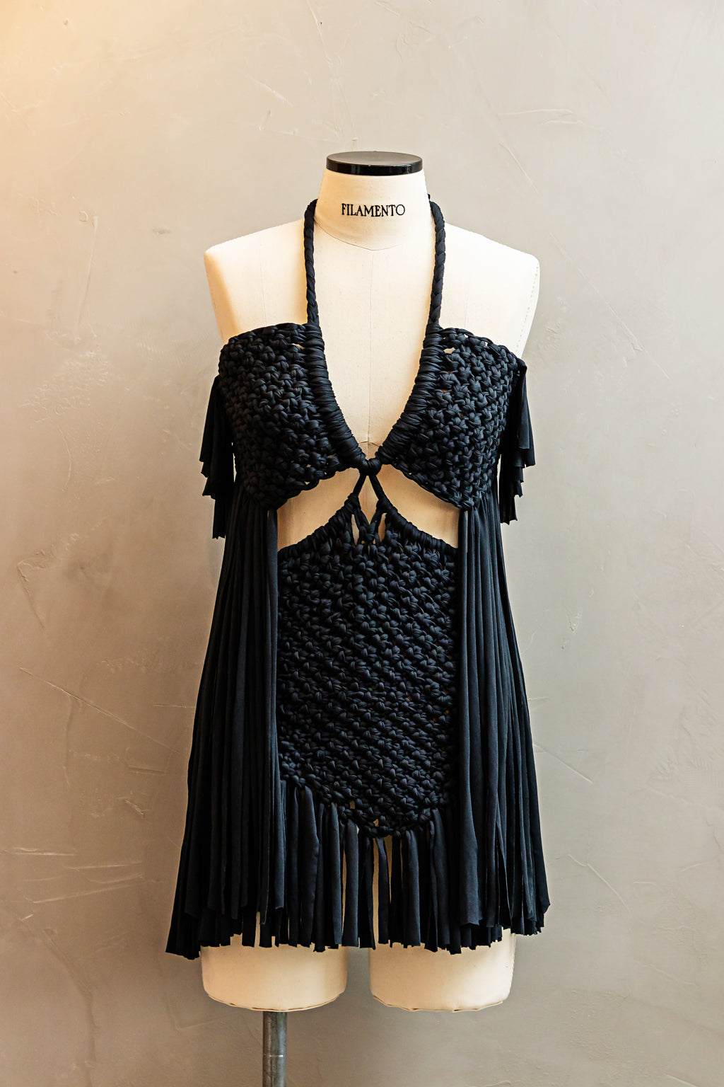 Vestido Macramê