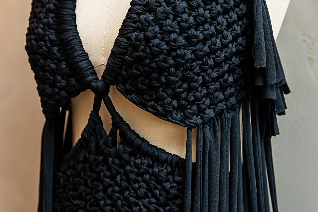 Vestido Macramê