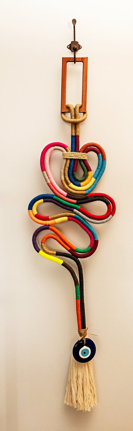Adorno de parede em fiber emballage